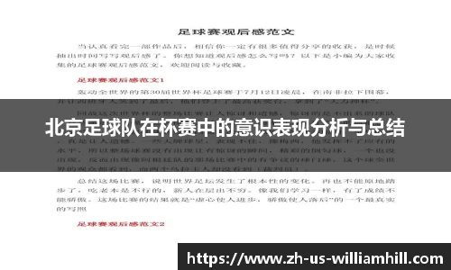 北京足球队在杯赛中的意识表现分析与总结